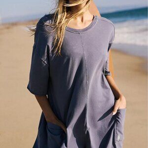 Free People Movement Women's Hot Shot Tee Romper in Skyline size XL NWT